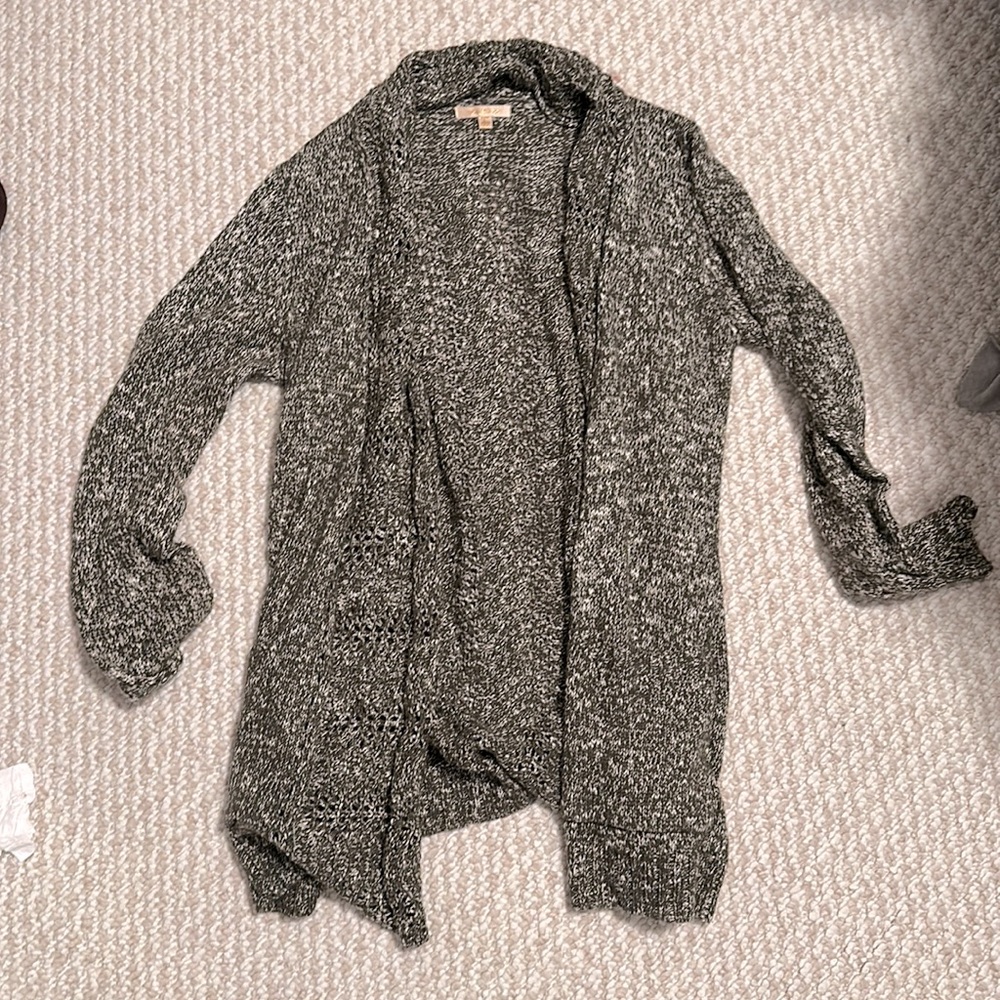 Brand-new skies are blue crocheting knit cardigan